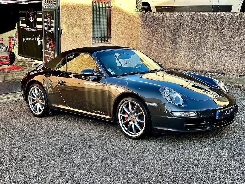 Traitement céramique Lyon Porsche 997 4S cabriolet à Villeurbanne