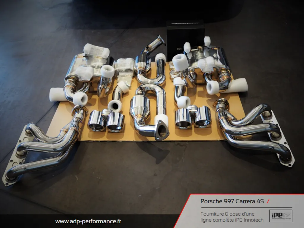 Ligne d'échappement iPE Innotech Porsche 997 Carrera 4S | Marseille