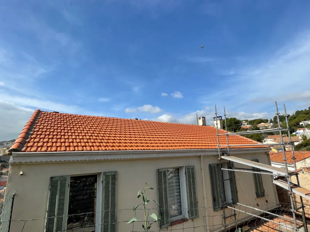 Nouvelle réfection de toiture de maison près de Martigues