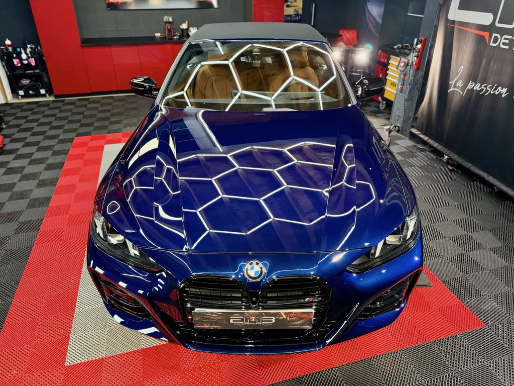 BMW 440i Cabriolet – Traitement céramique haut de gamme à Vaugneray (Ouest Lyonnais)