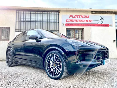 Porsche Cayenne coupé réparation carrosserie à Carnoux Platinum Carrosserie 