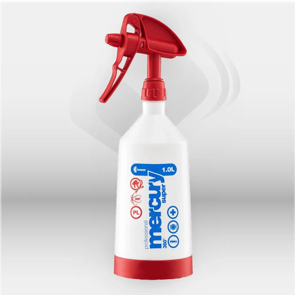 Pulvérisateur manuel MERCURY ACIDES 1 L double action 360° résistant aux produits chimiques, équipé d’une buse réglable pour pulvérisation précise en milieu professionnel, idéal pour détartrage et nettoyage industriel – disponible à Mont-de-Marsan, Landes