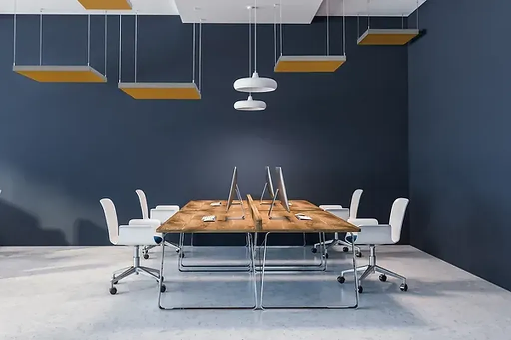 Panneaux acoustique de bureaux suspendus au plafond à MONTPELLIER 