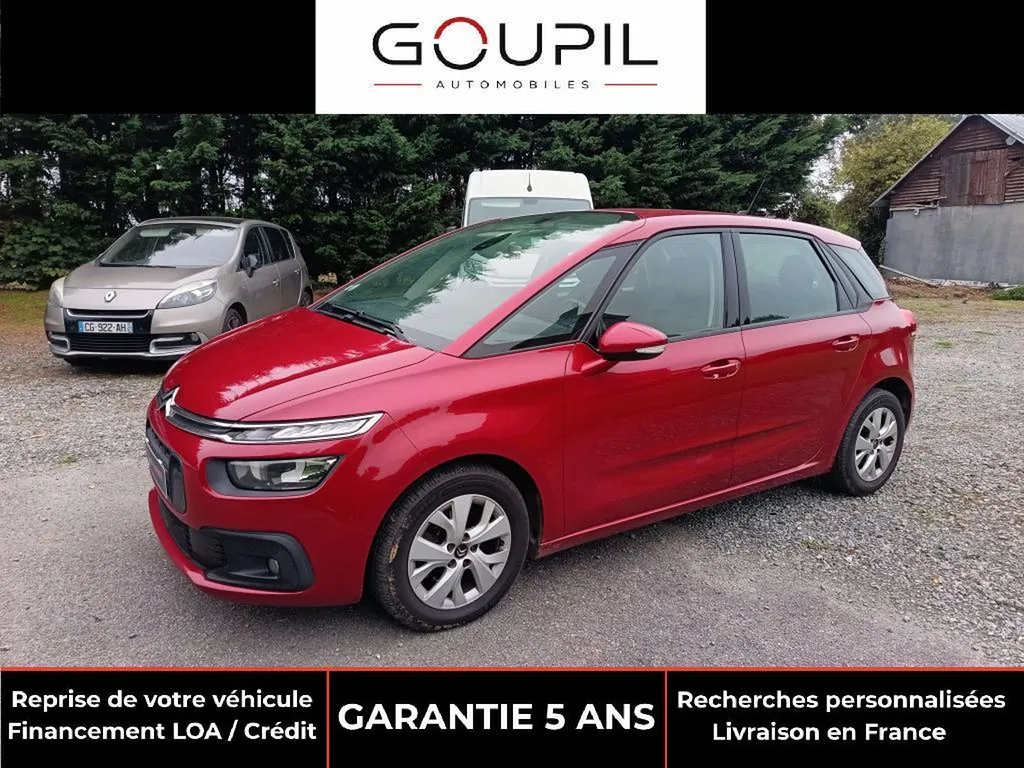 Achat Citroën C4 Picasso Spacetourer d'occasion à Saint-Gilles-de-la-Neuville proche Le Havre monospace révisé chez Goupil Automobiles