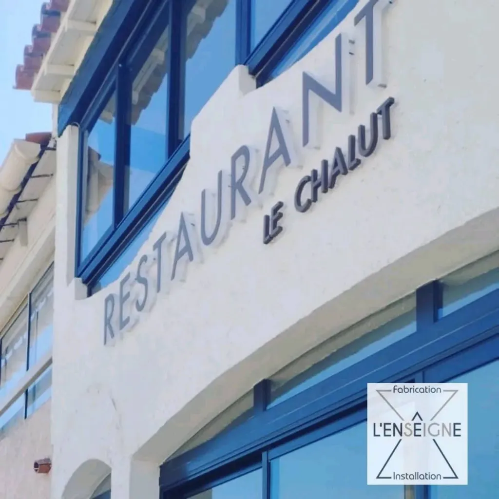 Lettres en plexiglass bloc led