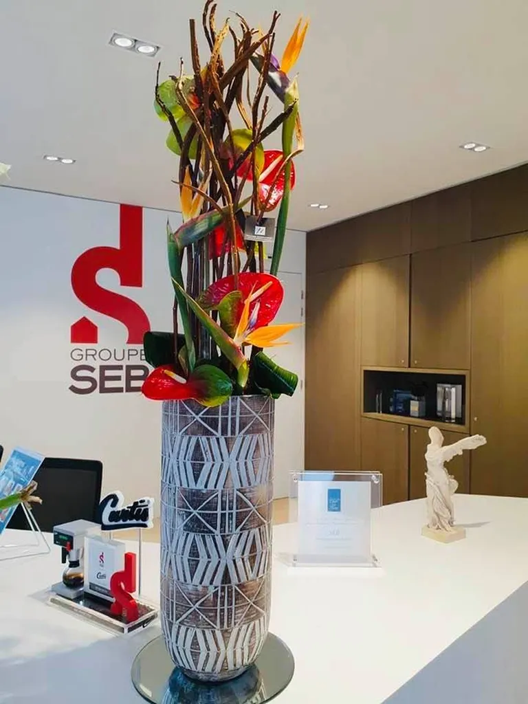 Composition hebdomadaire fleurs Lyon SEB