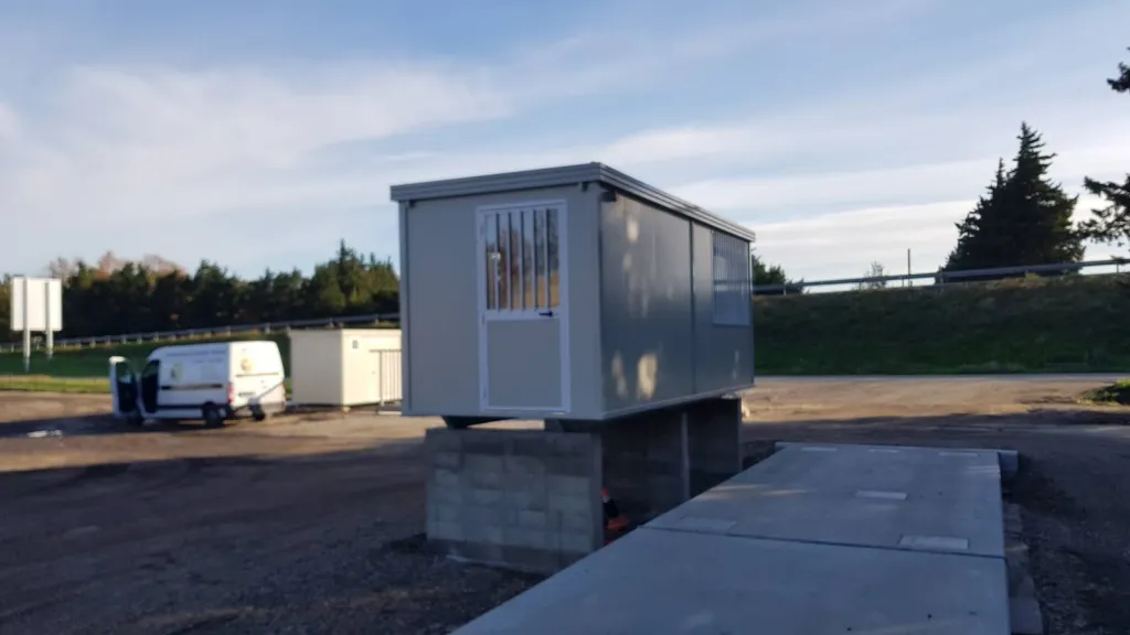 Location de module de chantier pour un centre de recyclage de matériaux à Montreux