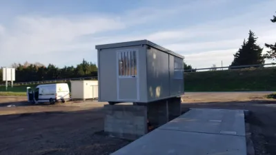 Location de module de chantier pour un centre de recyclage de matériaux à Montreux