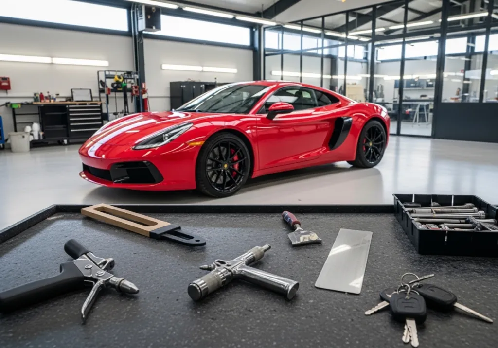 Réparation de carrosserie complète et débosselage sans peinture sur véhicule accidenté à Vallauris par experts Liberali Réparation de carrosserie complète et débosselage sans peinture sur véhicule accidenté à Vallauris par experts Liberali