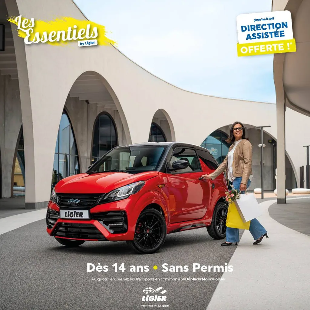 DIRECTION ASSISTÉE OFFERTE Voiture sans PermisJS50 et JS60