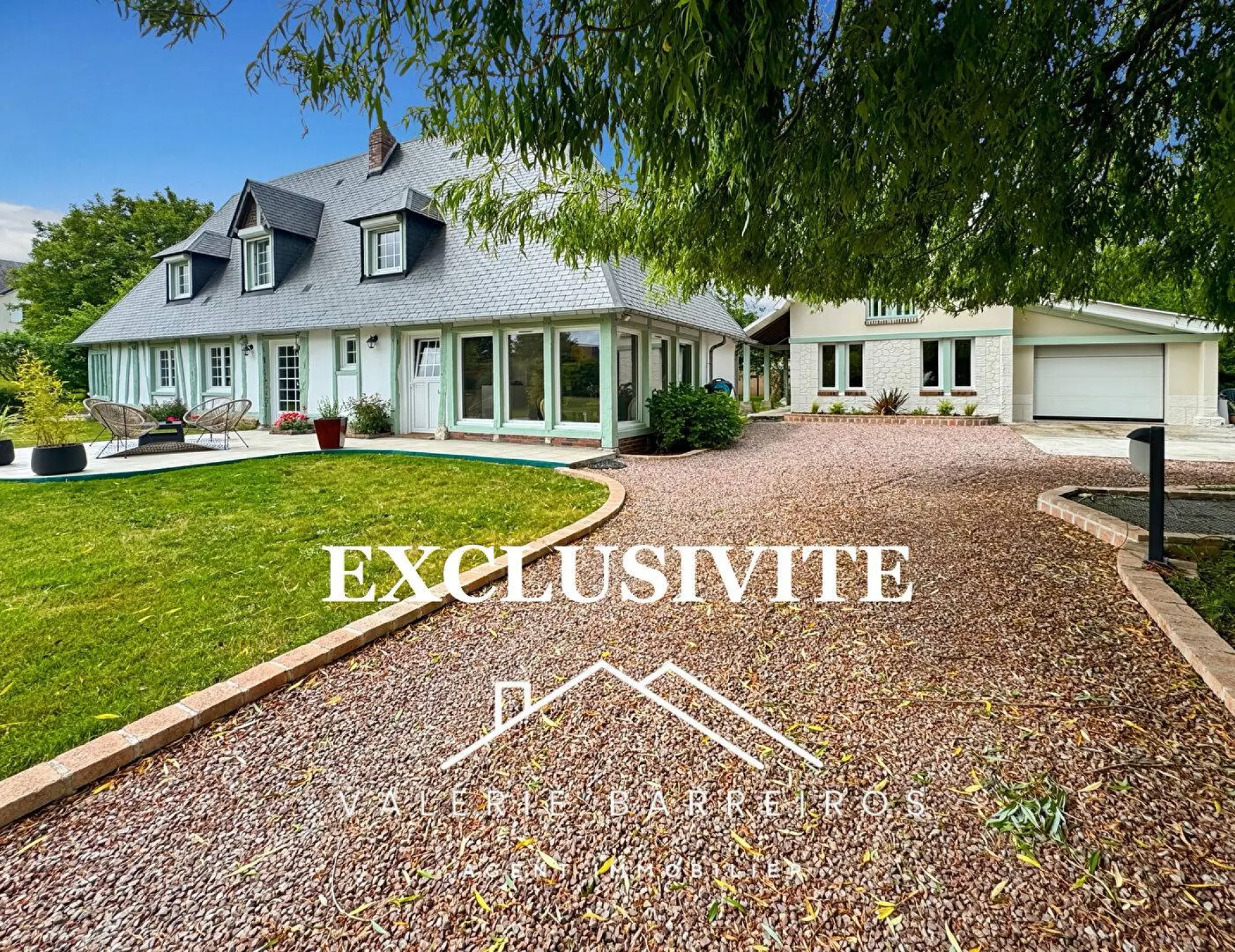 A vendre maison type Normande Longère de 148 m² et une dépendance habitable 67 m² sur LA LONDE 76500