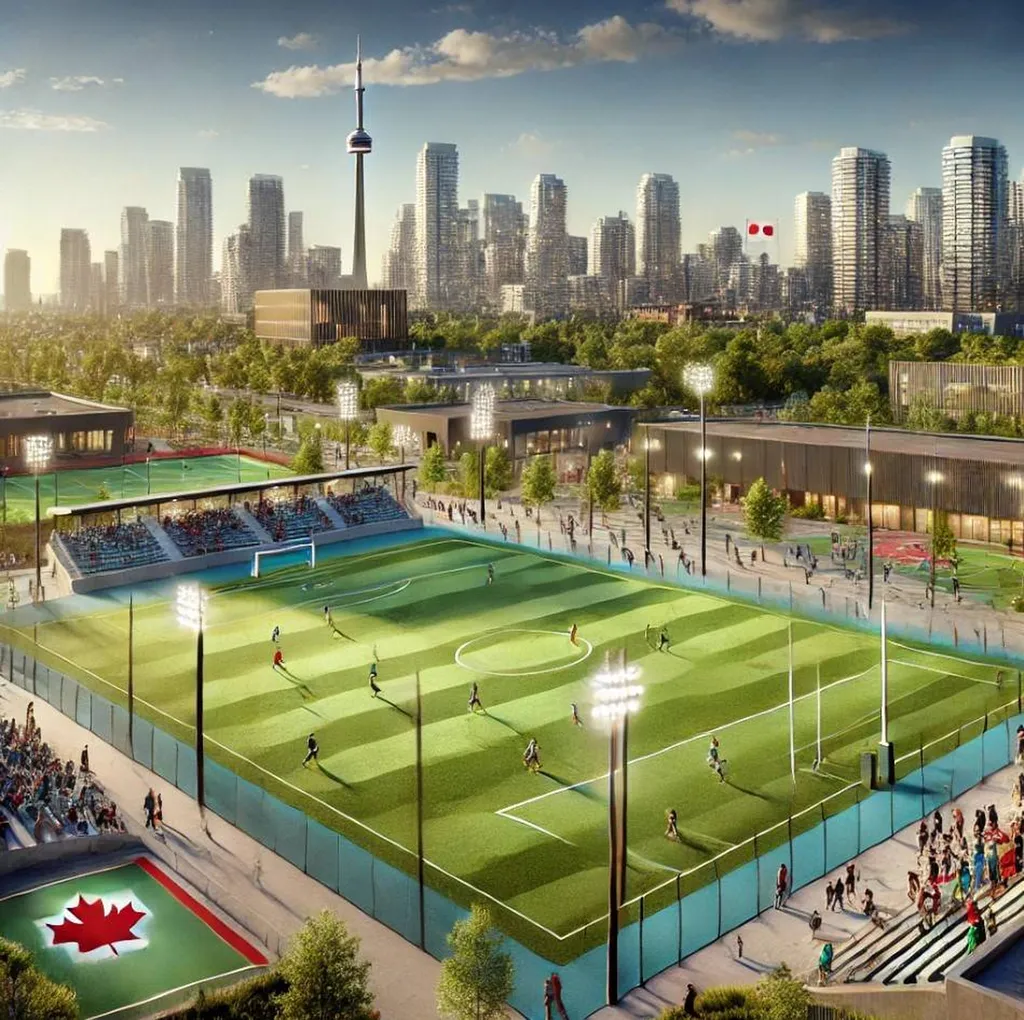 Eco-friendly sports facilities for Canada: sustainable, modern, multi-functional.