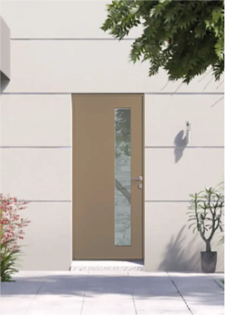 Porte d'Entrée Bois/Alu