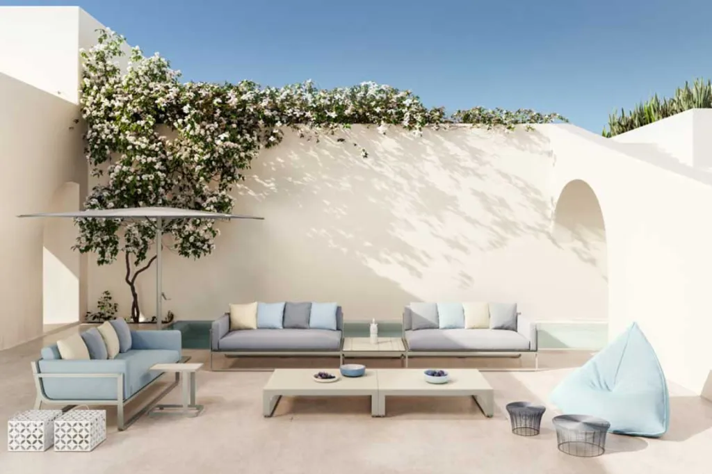 Le salon de jardin aluminium