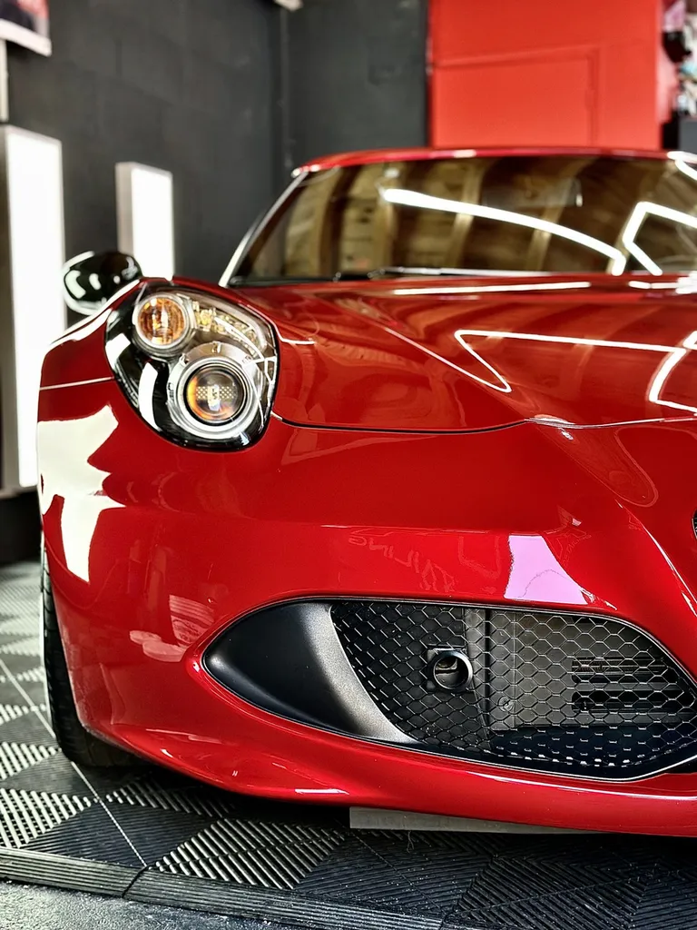 Film de protection carrosserie PPF Lyon DETAILING ouest lyonnais Alfa Roméo 4C