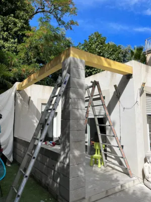 Création d’une dépendance de 20 m² à Marseille 8ᵉ – Extension moderne et étanche