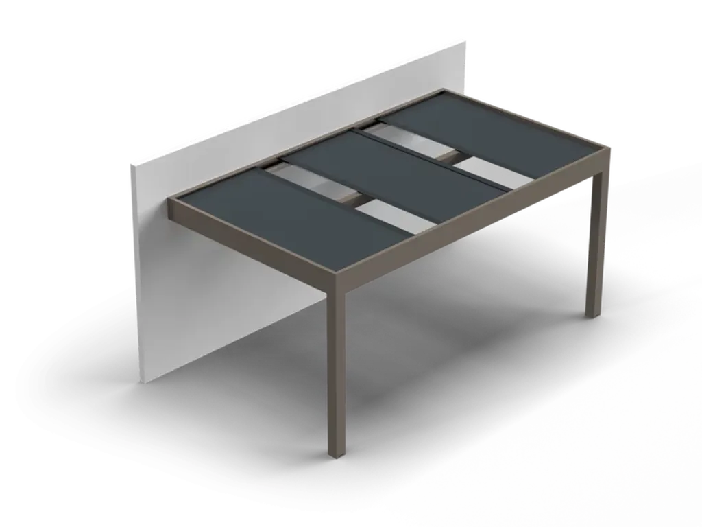 Pergola aluloge aluminium à toit plein 