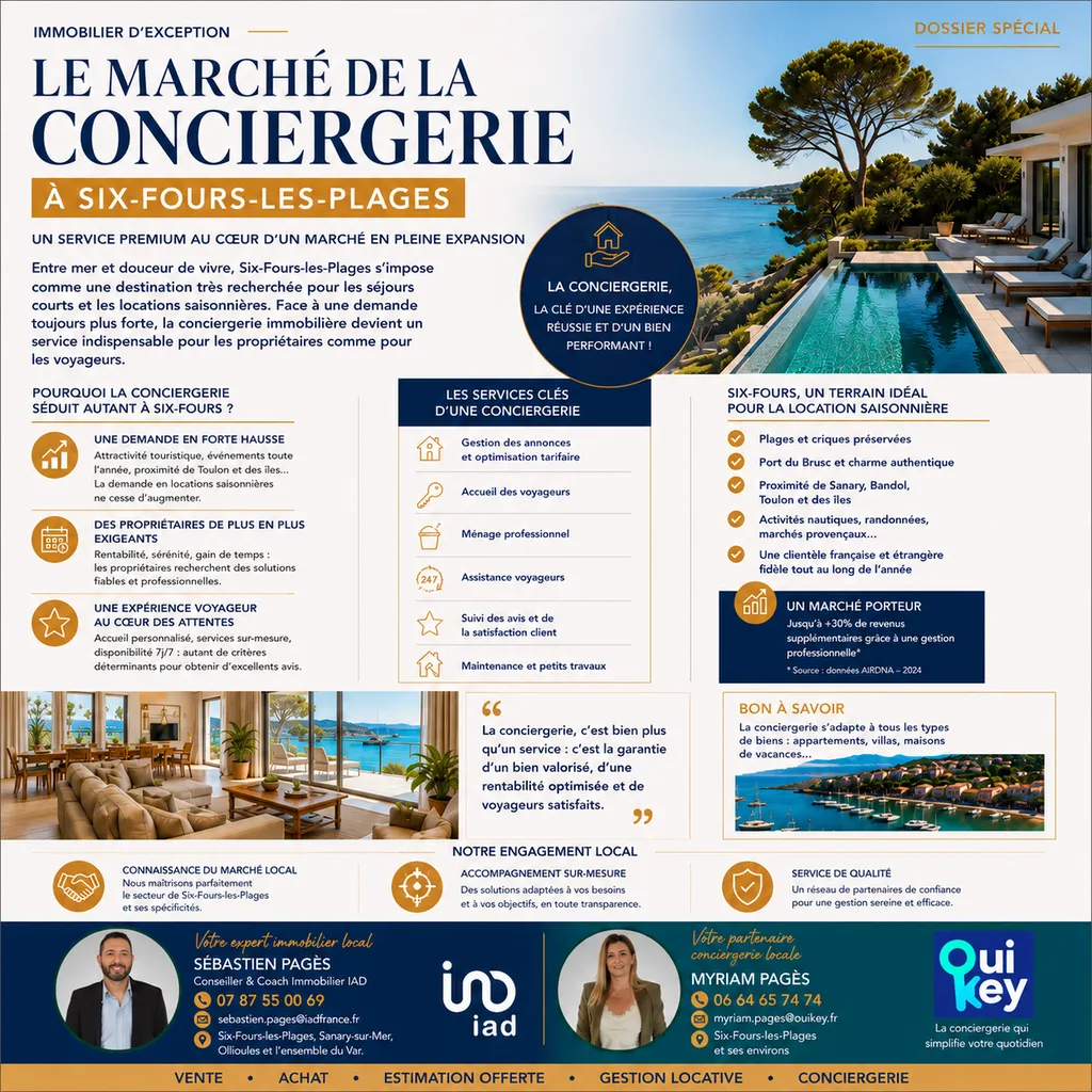 article conciergerie à Six-Fours et Sanary