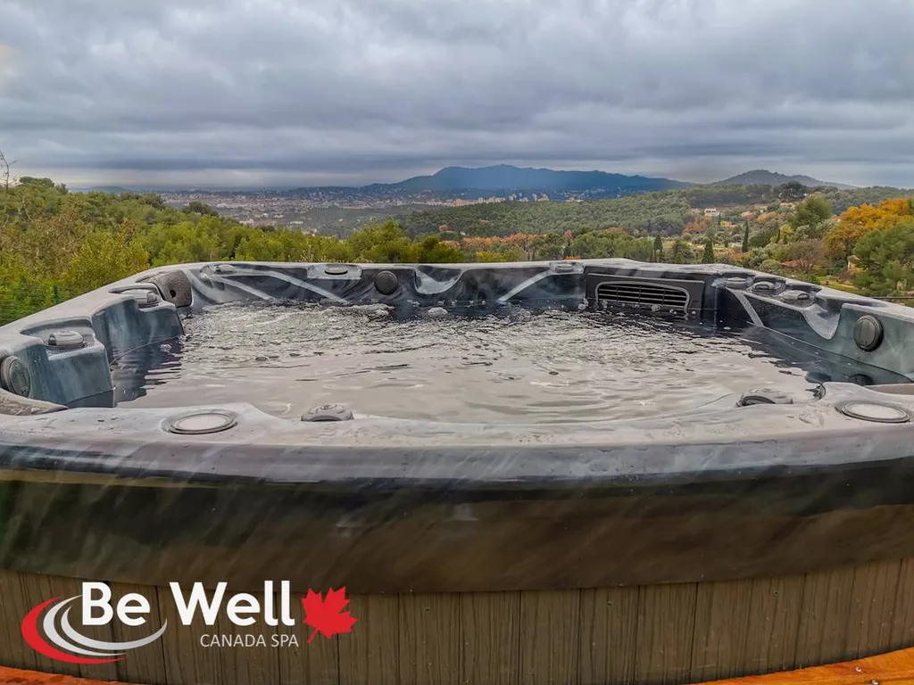 jacuzzi encastre terrasse en bois aubagne