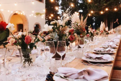 réception de mariage en italie