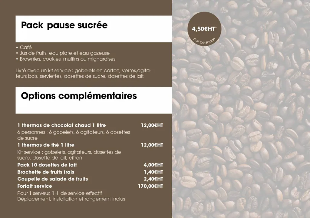 fiche pack pause sucrée