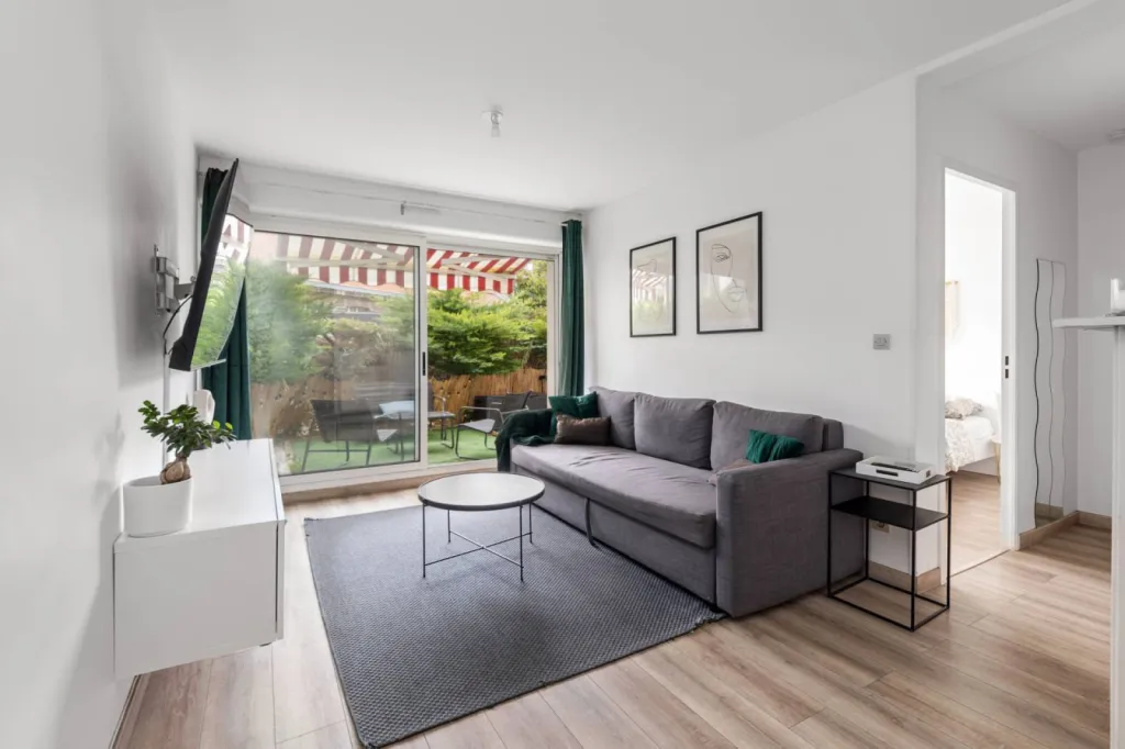 Notre zone d'activité pour ce serviceLocation appartement T2 récent avec terrasse et garage au calme