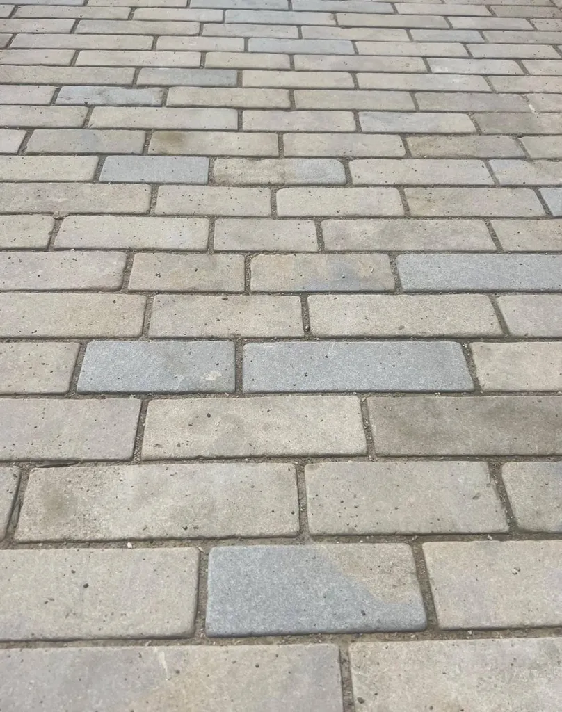Pavé gris calcaire