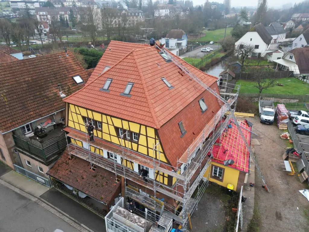 Rénovation complète de toiture à Ingwiller