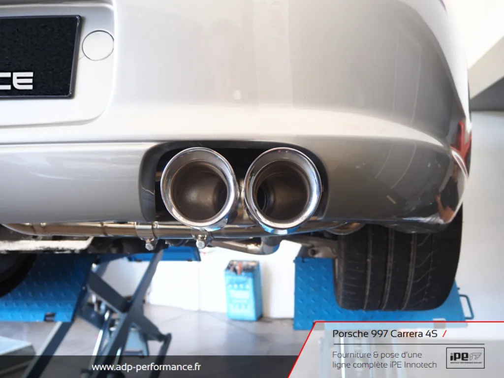 Ligne d'échappement iPE Innotech Porsche 997 Carrera 4S | Aix en Provence