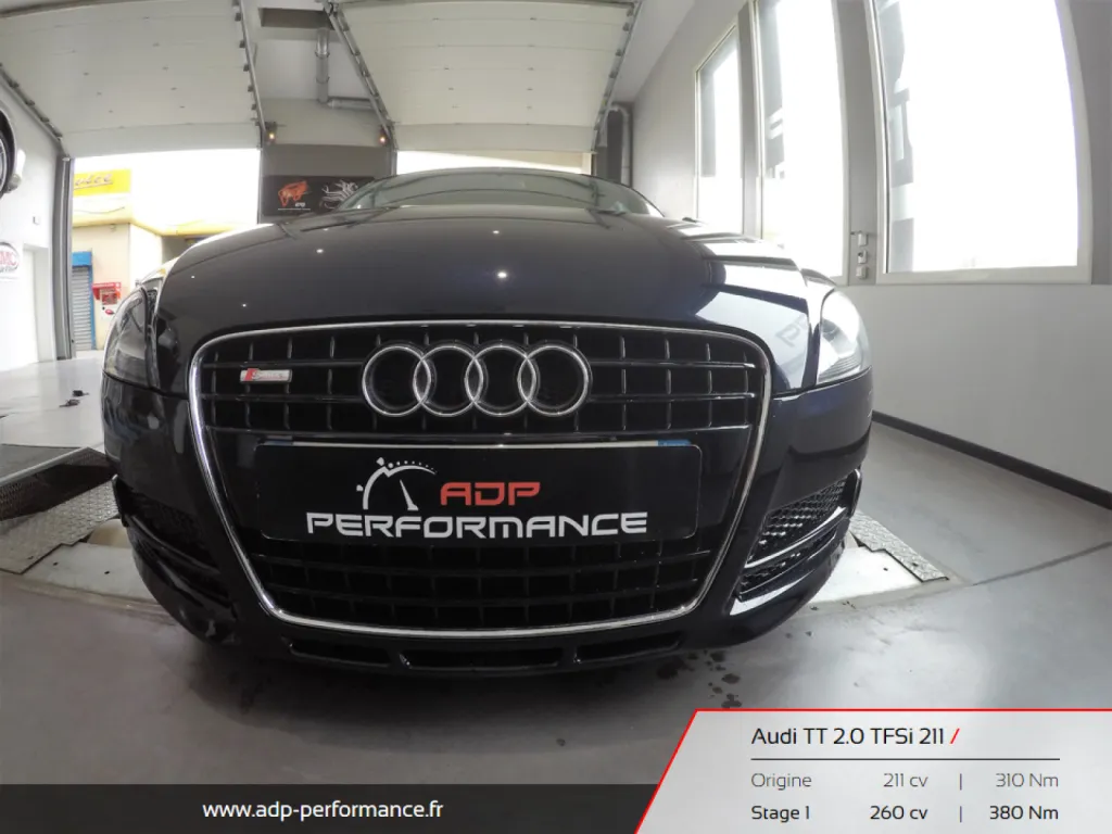Reprogrammation moteur Toulon Audi TT 8J ADP Performance