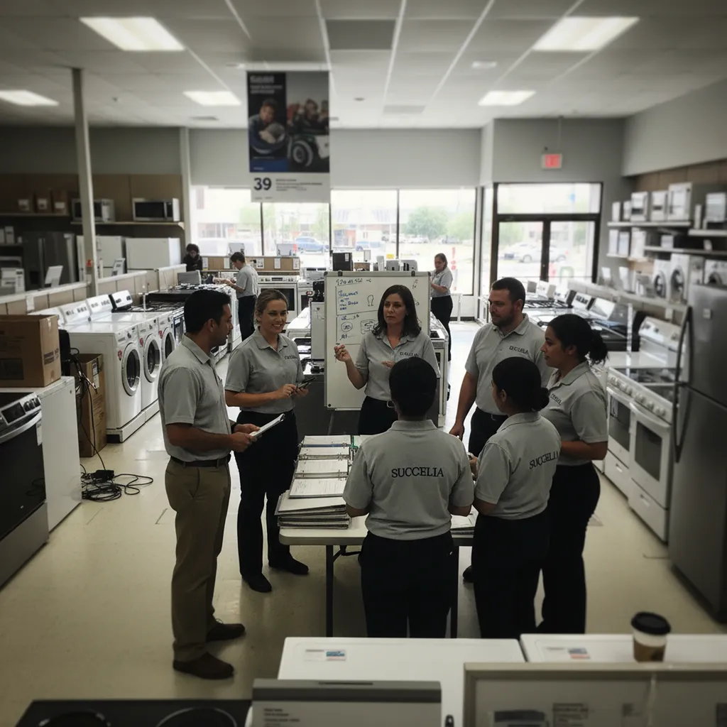 Coaching d’équipe pour magasins d’électroménager à Saint-Jean-de-Monts et ses alentours, près de Challans (Vendée) et Machecoul (Loire-Atlantique) SUCCELIA