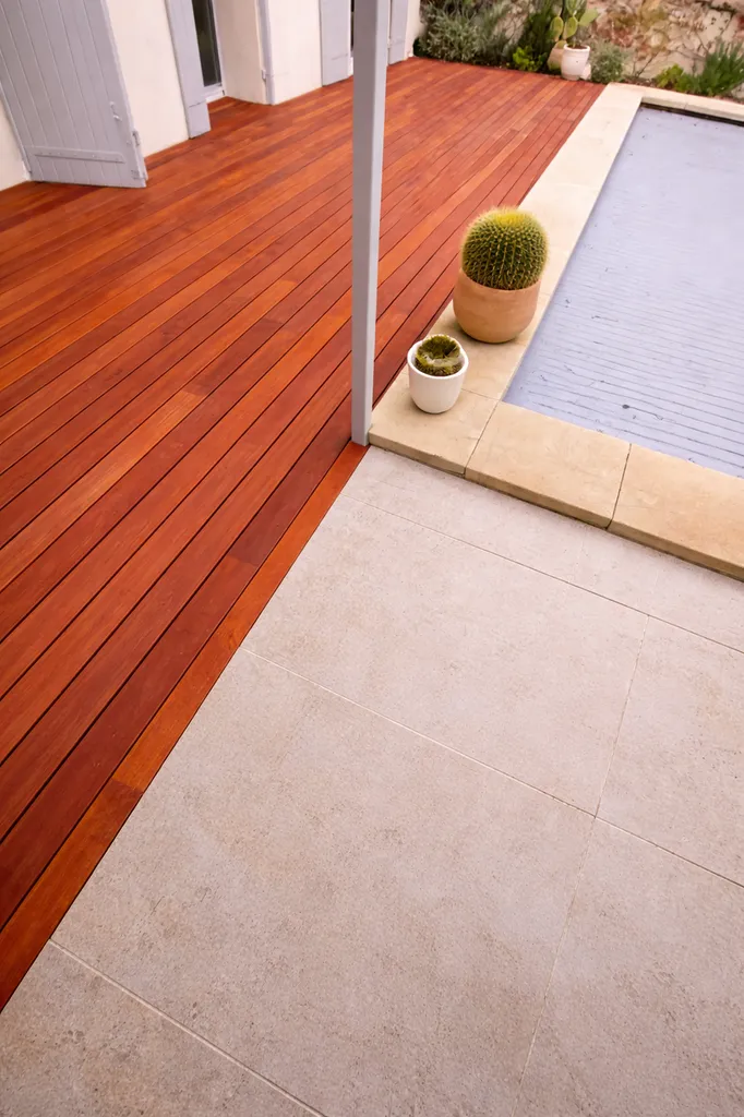 Terrasse Padouk Parqueterie Aixoise