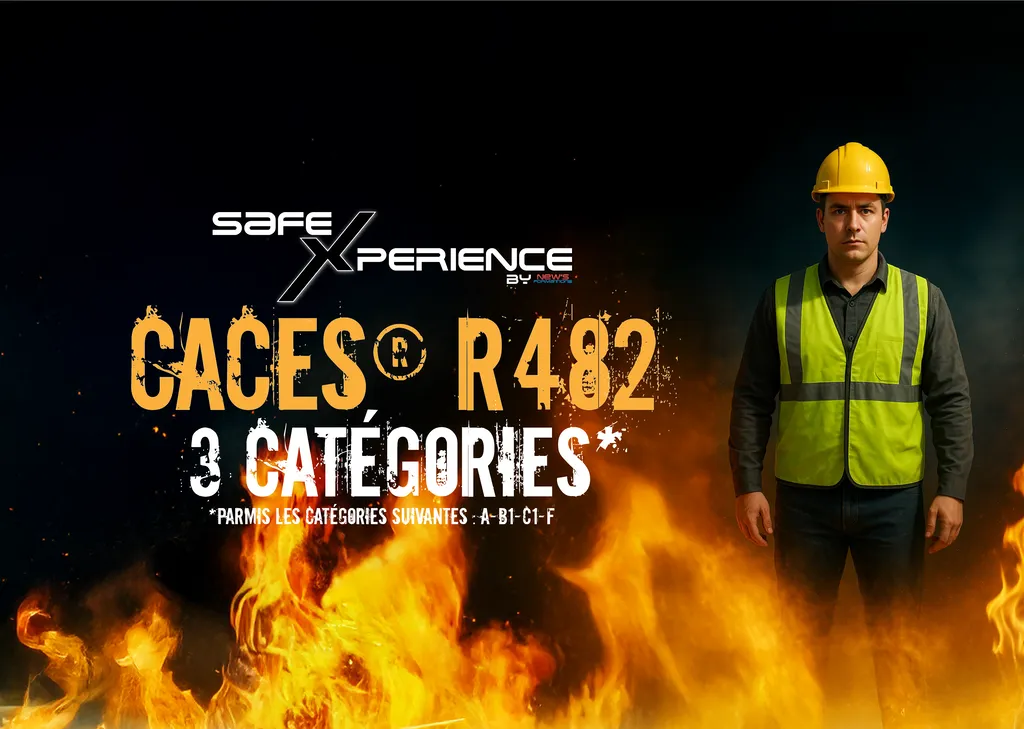 SAFEXPERIENCE – Formation Sécurité Immersive 4 jours avec 3 Catégories CACES® R482