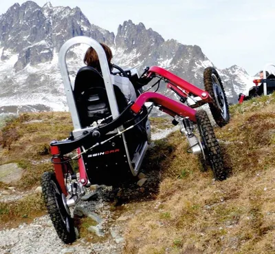 Véhicule électrique tout chemin pour découvrir les bords de plage comme la montagne Var Swincar