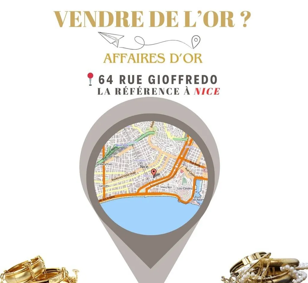 Bijouterie spécialisé dans le rachat d'or à Nice