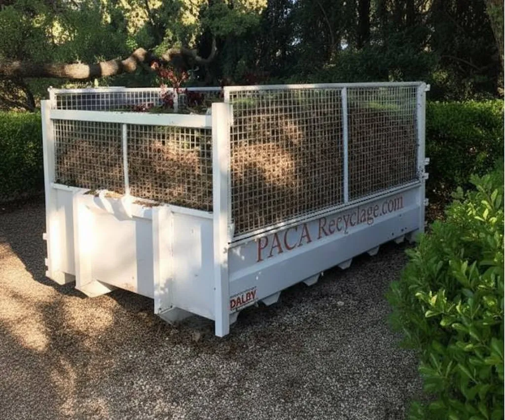 Benne à déchets verts sur Rognac en location
