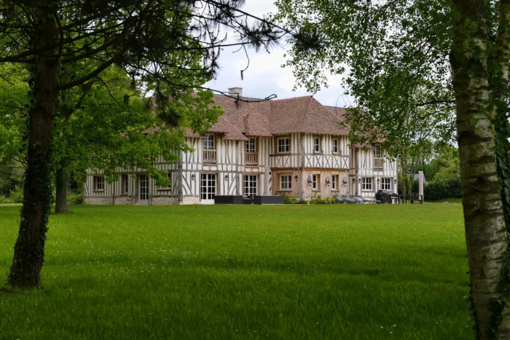 Maison d'architecte normande colombage Deauville Calvados 14