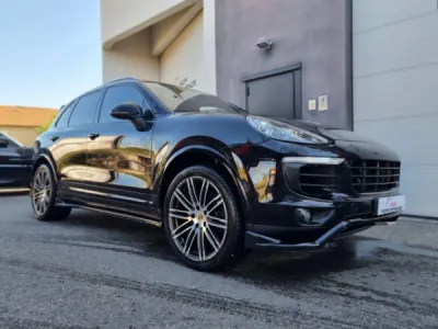 Installation et Fourniture de Bas de Caisse, Diffuseur et Lame Avant Maxton Design sur un Porsche Cayenne S 3.0L V6 - ADP-Performance Vaucluse