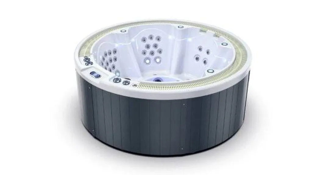 Spa Americain rond à debordement - Mcr piscines et Spas