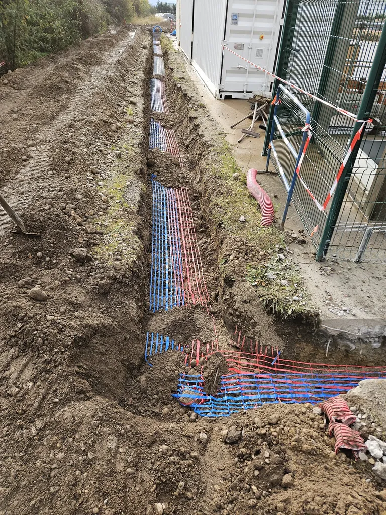 Devis pour chantier de terrassement et VRD à Saint-Pierre-de-Chandieu (Rhône) : Création de tranchées, pose de réseaux Plymouth et installation de regard