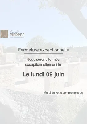 FERMETURE EXCEPTIONNELLE