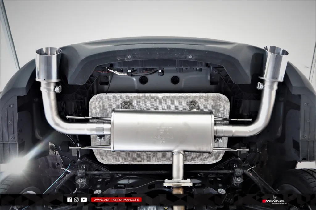 Ligne d'échappement (silencieux) Remus Nimes - Fiat 124 Spider - ADP Performance