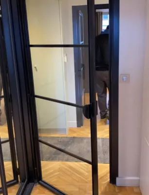 Devis pour porte verrière battante design sur mesure à Ecully dans l'ouest lyonnais