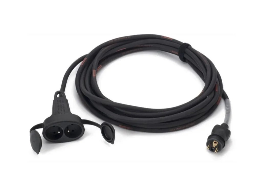 RALLONGE ELECTRIQUE 10M 2.5 MM2 2 SORTIES 220V