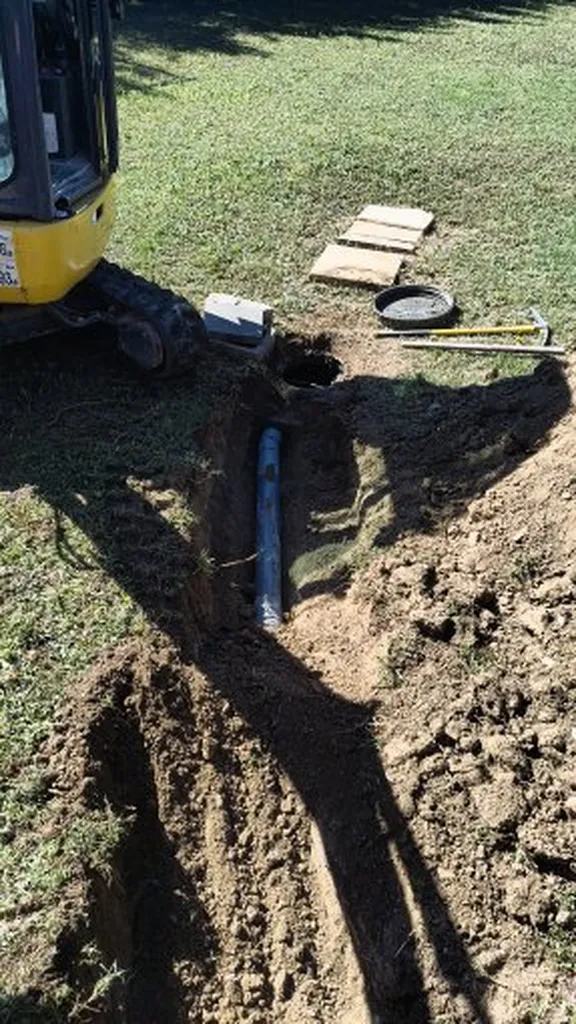 Canalisation fissurée suite à la présence de racines