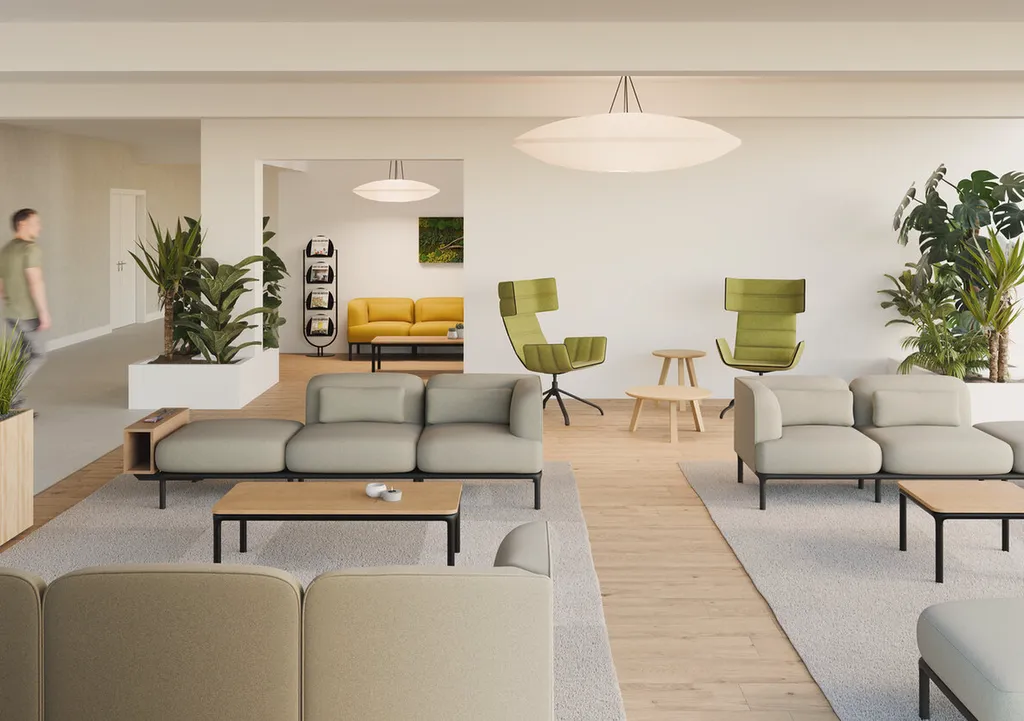 Canapé Accueil entreprise Gamme Rhune Sokoa à Nîmes 