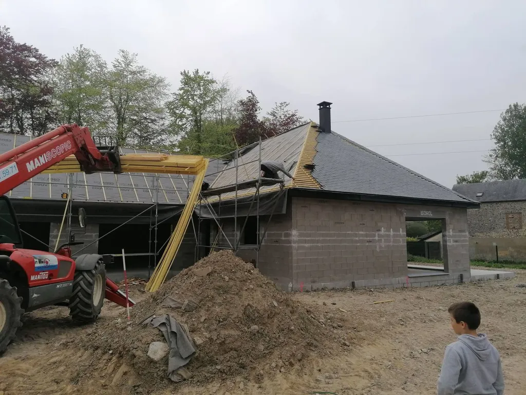 Maître d'oeuvre pour la construction d'une maison plain pied avec 4 pents à Fécamp 76