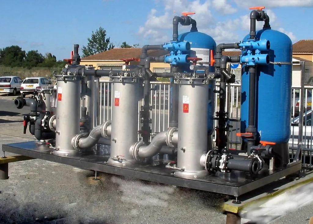Skid de traitement d'eau
