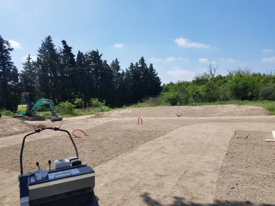 Création d'un jardin sur Montfavet
