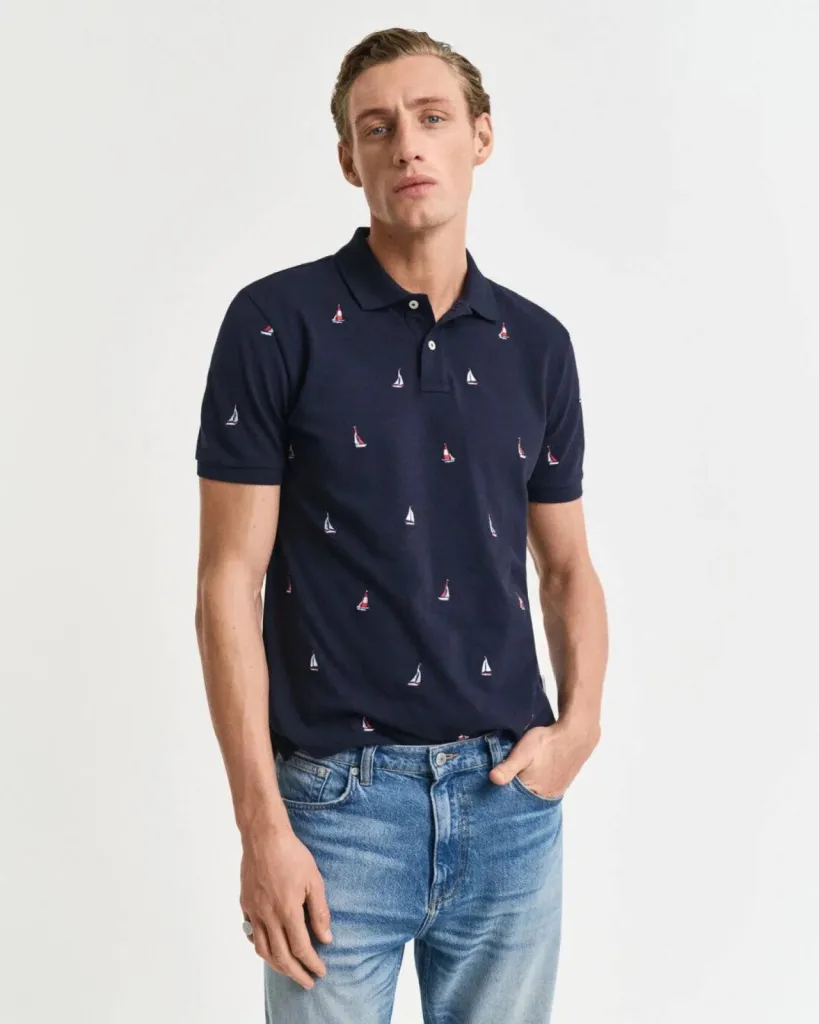 Découvrez à Dieppe le polo nautique brodé GANT en coton premium chez La Suite by Urban Chic
